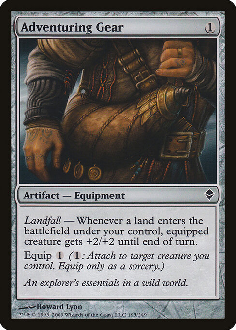 Adventuring Gear — Front
