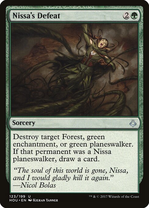Nissa's Defeat — Front