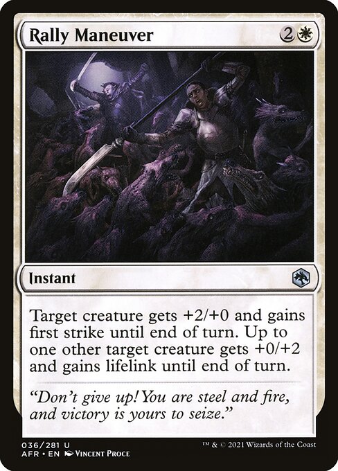 Rally Maneuver — Front