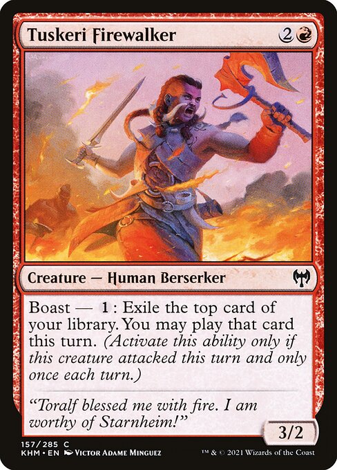 Tuskeri Firewalker — Front