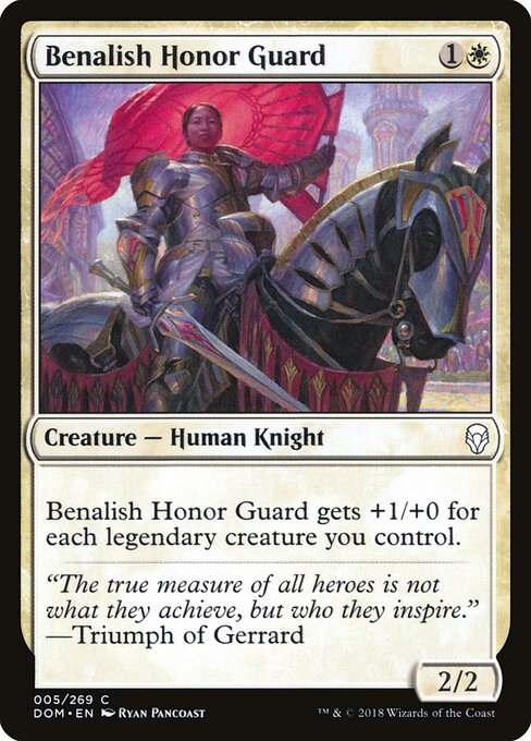 Benalish Honor Guard — Front