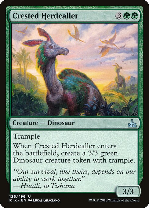 Crested Herdcaller — Front