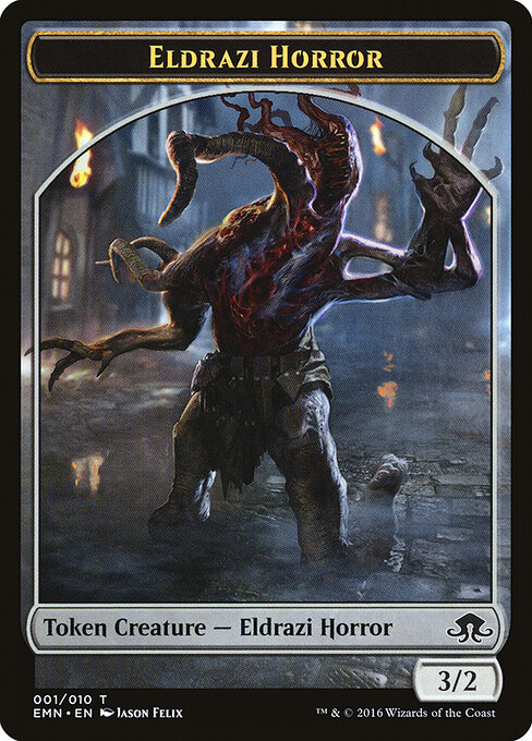 Eldrazi Horror Token — Front