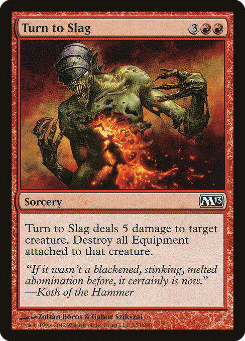Turn to Slag — Front