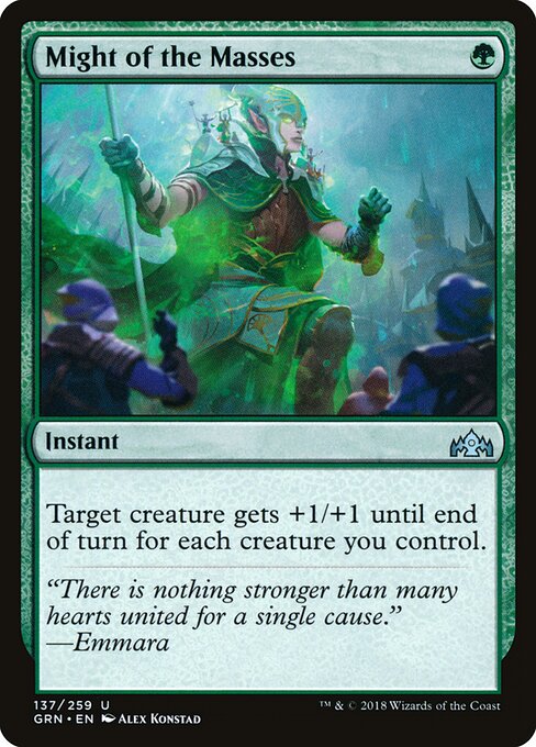 Might of the Masses — Front