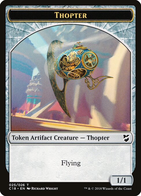 Thopter (025) // Servo Double-Sided Token — Front — Thopter