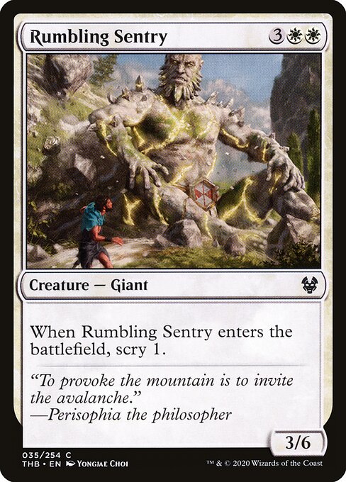 Rumbling Sentry — Front