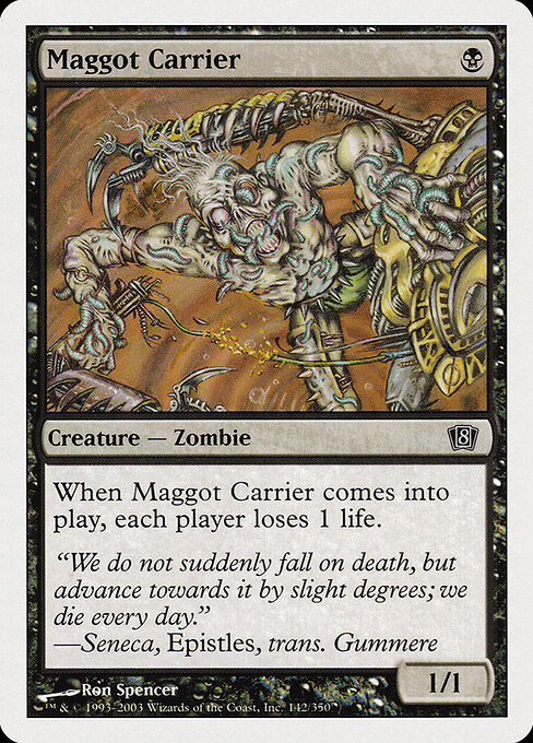 Maggot Carrier — Front