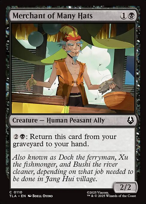 Merchant of Many Hats — Front