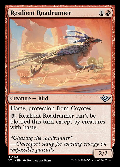 Resilient Roadrunner — Front