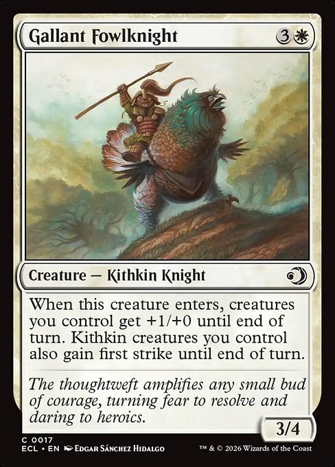 Gallant Fowlknight — Front