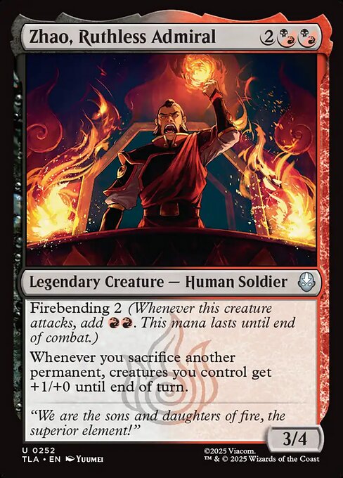 Zhao, Ruthless Admiral — Front