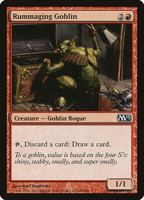 Rummaging Goblin — Front