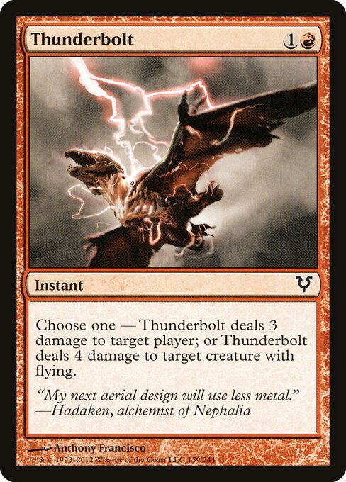 Thunderbolt — Front