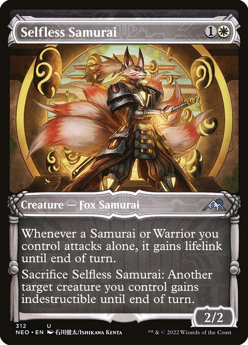 Selfless Samurai (Showcase) — Front