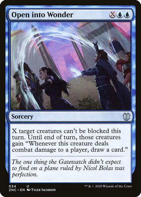 Open into Wonder — Front