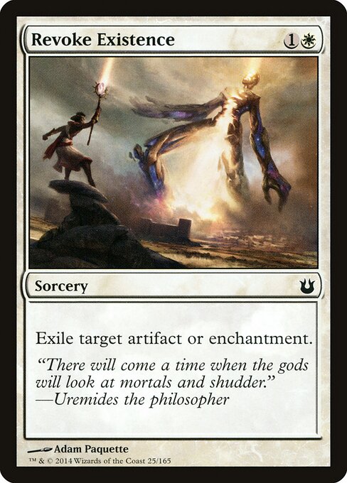 Revoke Existence — Front