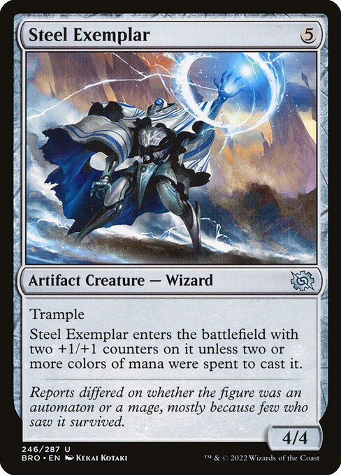 Steel Exemplar — Front