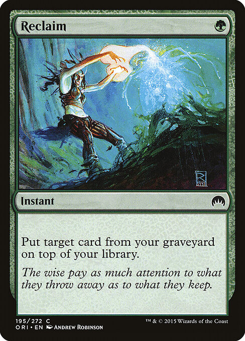 Reclaim — Front