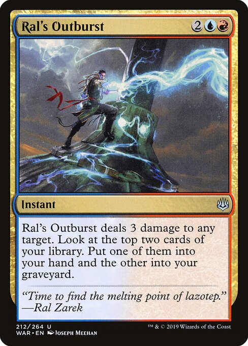 Ral's Outburst — Front