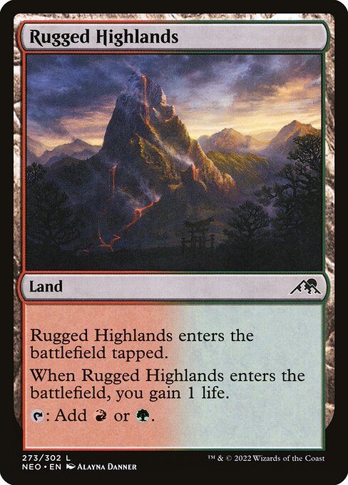 Rugged Highlands — Front
