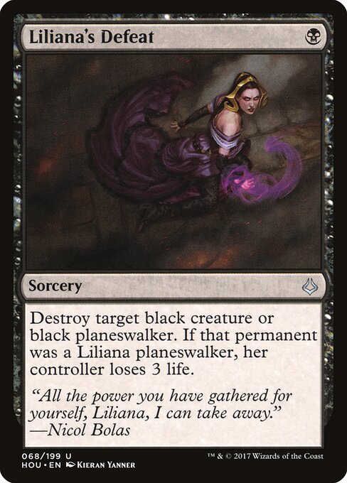Liliana's Defeat — Front