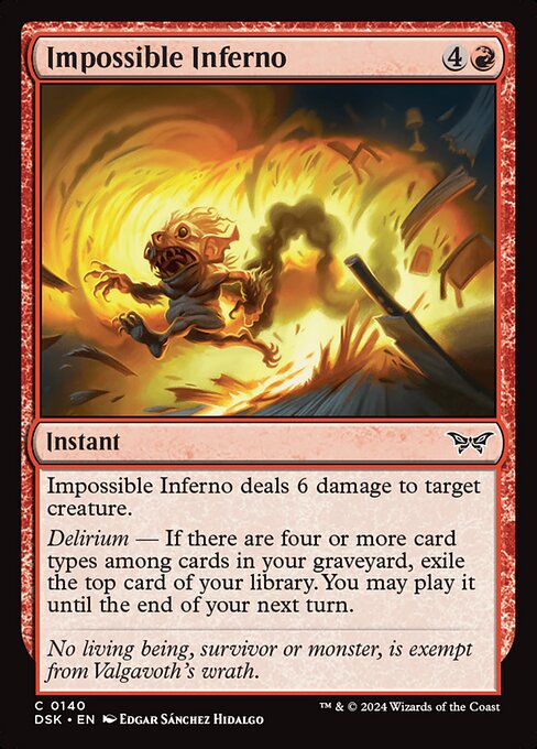 Impossible Inferno — Front