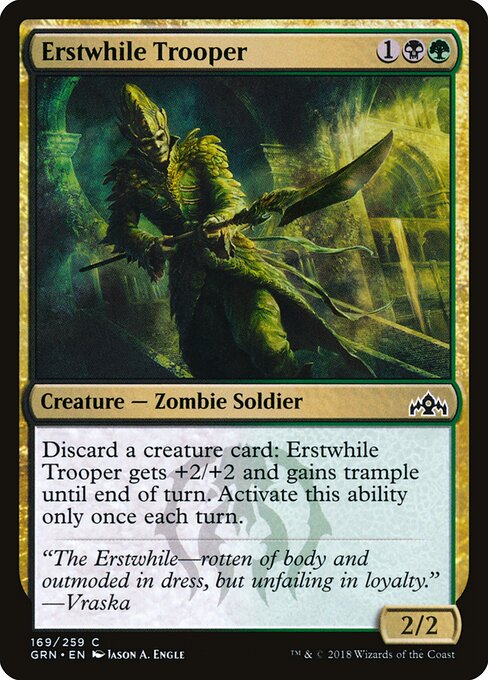 Erstwhile Trooper — Front