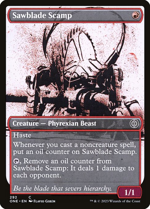 Sawblade Scamp (Showcase) — Front