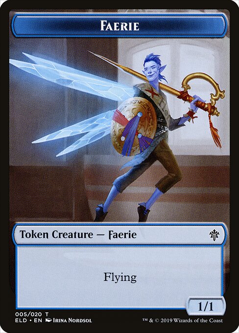 Faerie // Food (018) Double-Sided Token — Front — Faerie