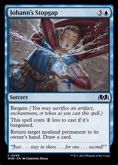 Johann's Stopgap — Front