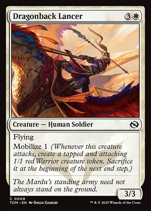 Dragonback Lancer — Front