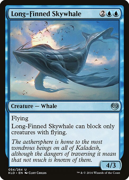 Long-Finned Skywhale — Front