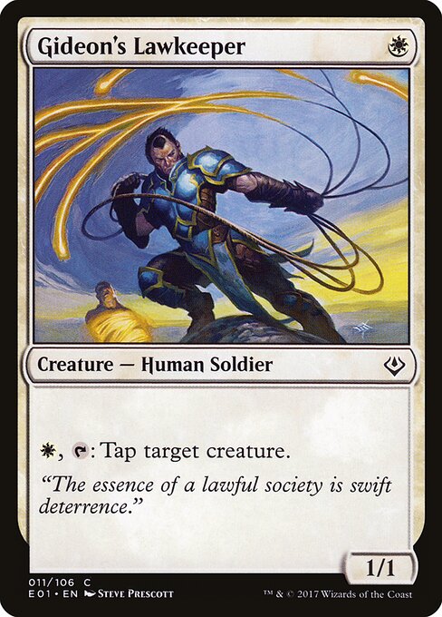 Gideon's Lawkeeper — Front