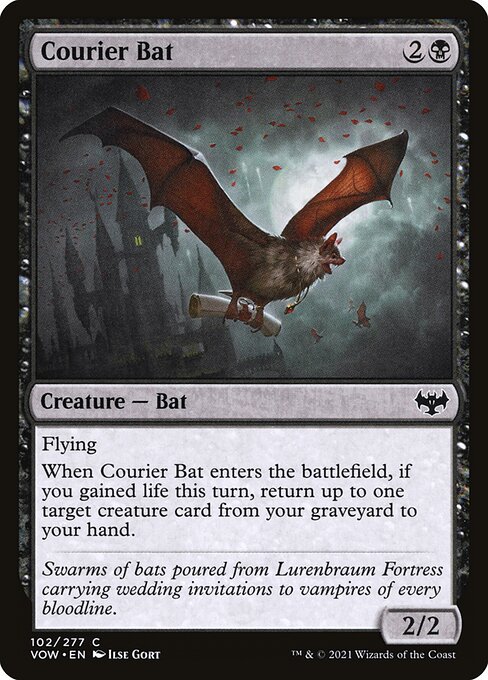 Courier Bat — Front