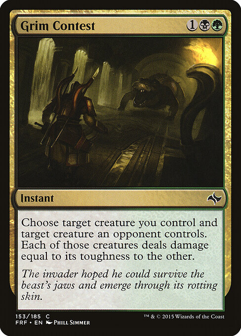 Grim Contest — Front