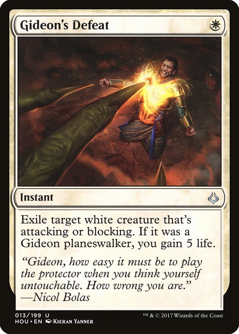 Gideon's Defeat — Front