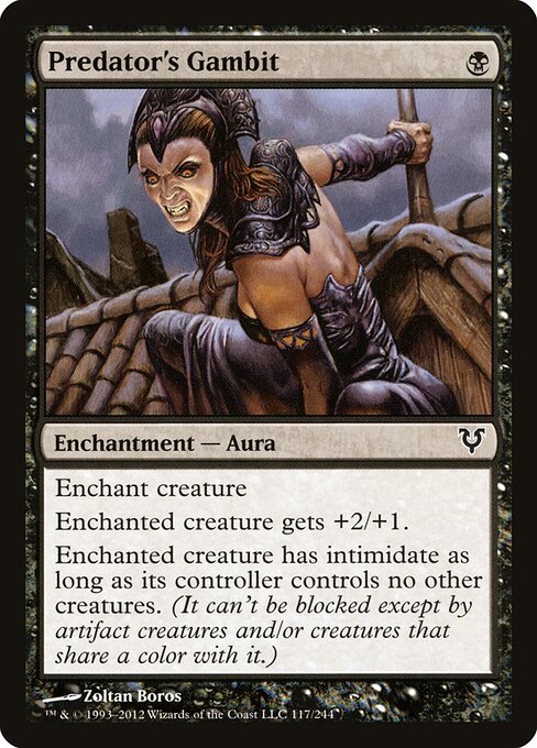 Predator's Gambit — Front