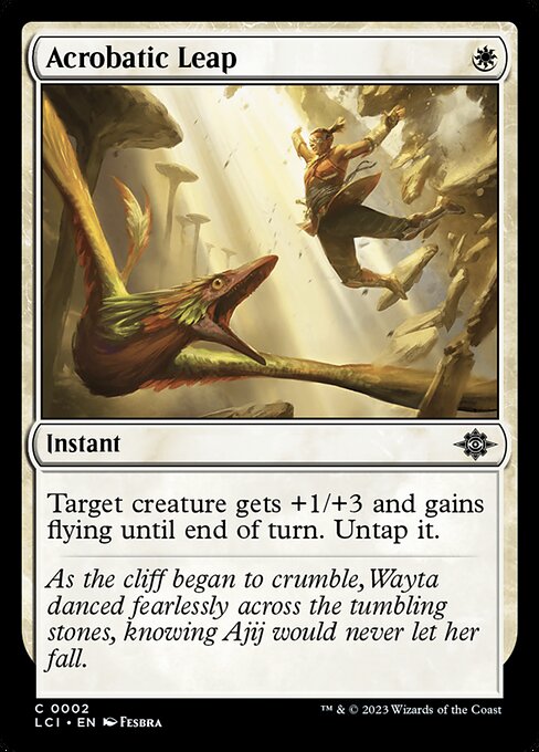 Acrobatic Leap — Front