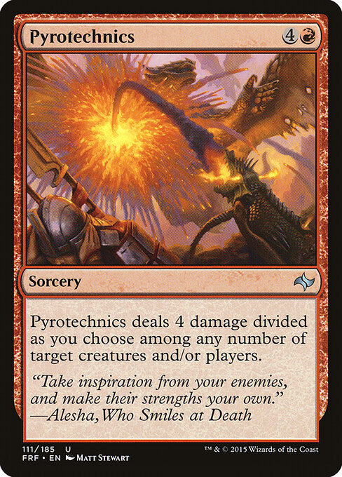 Pyrotechnics — Front