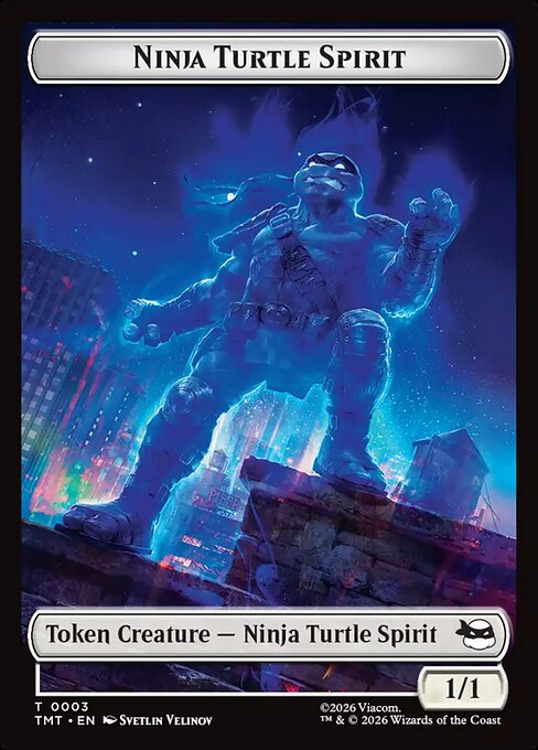 Ninja Turtle Spirit // Food Double-Sided Token — Front — Ninja Turtle Spirit