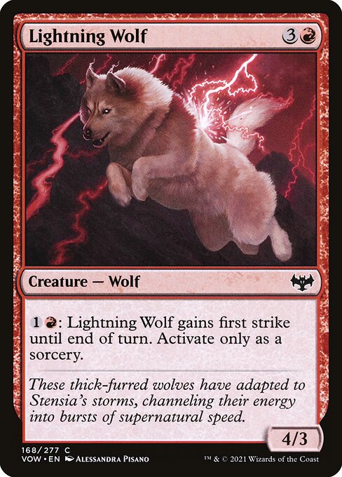 Lightning Wolf — Front
