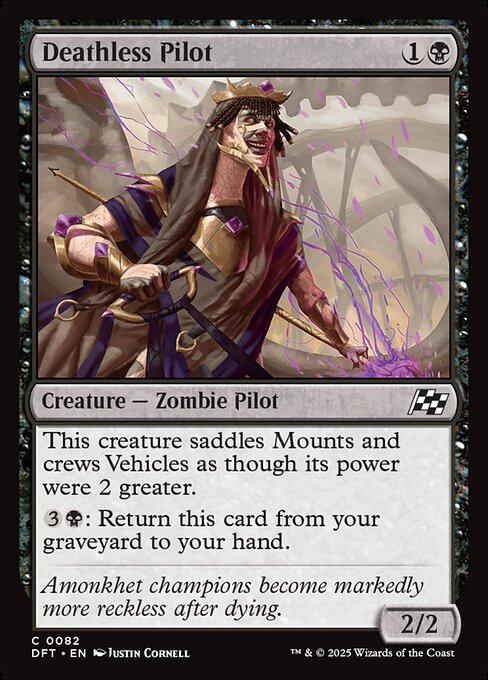 Deathless Pilot — Front