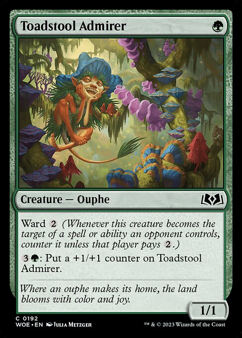 Toadstool Admirer — Front