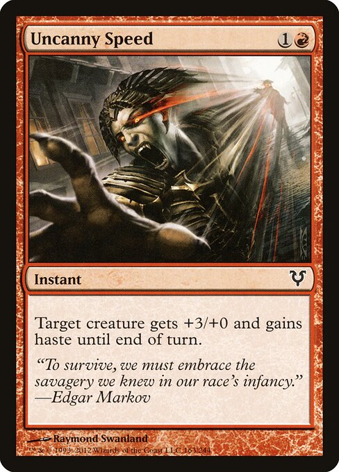 Uncanny Speed — Front