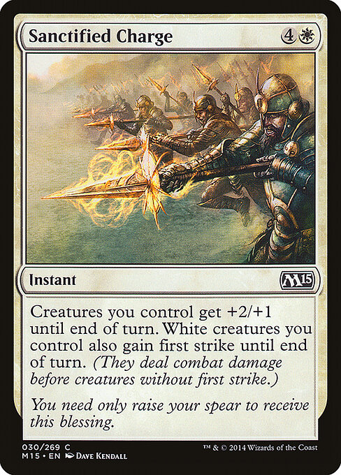 Sanctified Charge — Front