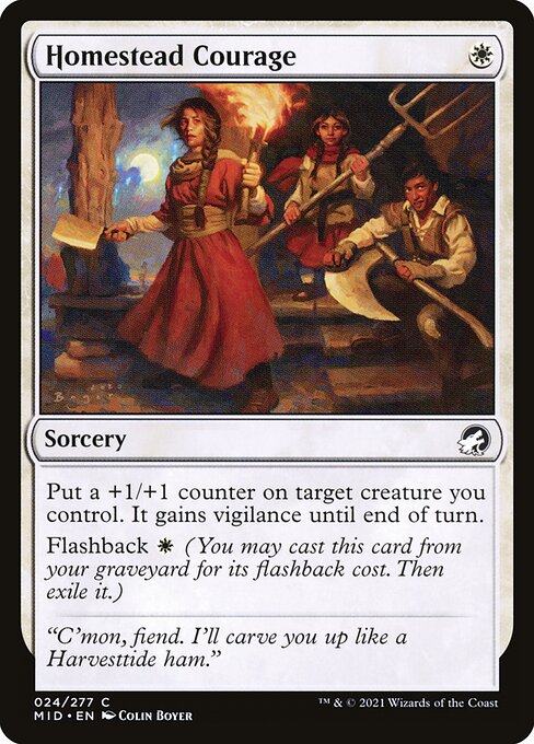 Homestead Courage — Front