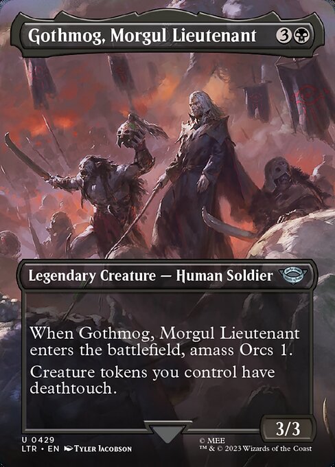 Gothmog, Morgul Lieutenant (Borderless) — Front