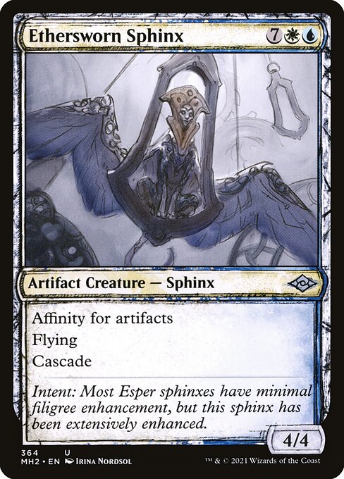 Ethersworn Sphinx (Showcase) — Front