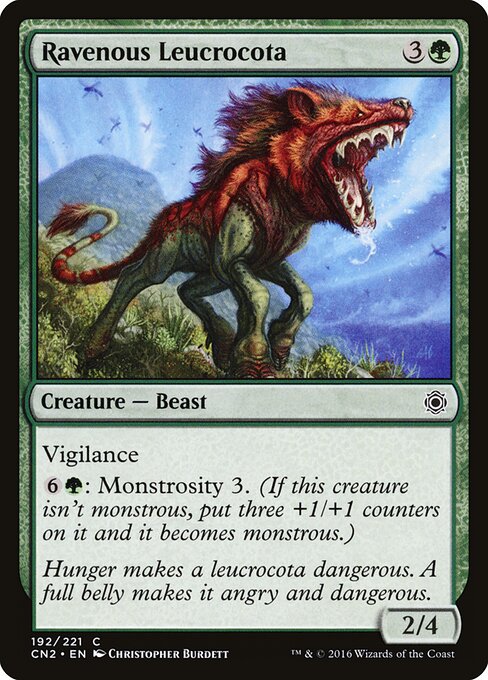 Ravenous Leucrocota — Front